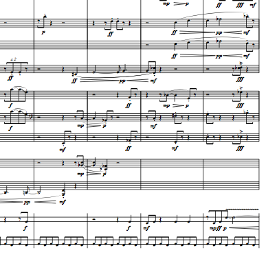 snapshot of score of Short Change